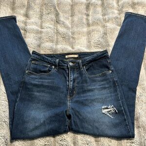 Levi’s skinny jeans women’s 721 high rise skinny distressed